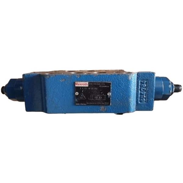 válvula tipo placa intermediária, tamanho 16, elemento de ajuste fuso com sextavado, pressão máxima de trabalho 350bar, vazão máxima 250l/min, fluido óleo mineral