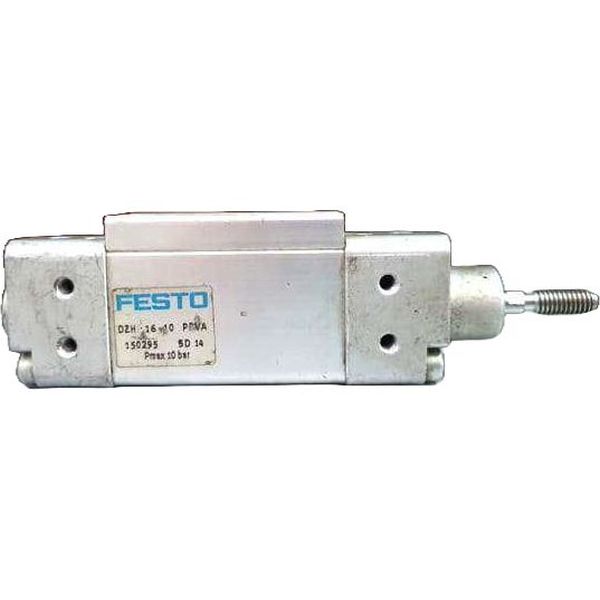 atuador plano antigiro, diâmetro 16mm, curso 10mm, dupla ação, amortecimento pneumático regulável de fim de curso, detecção de posição
