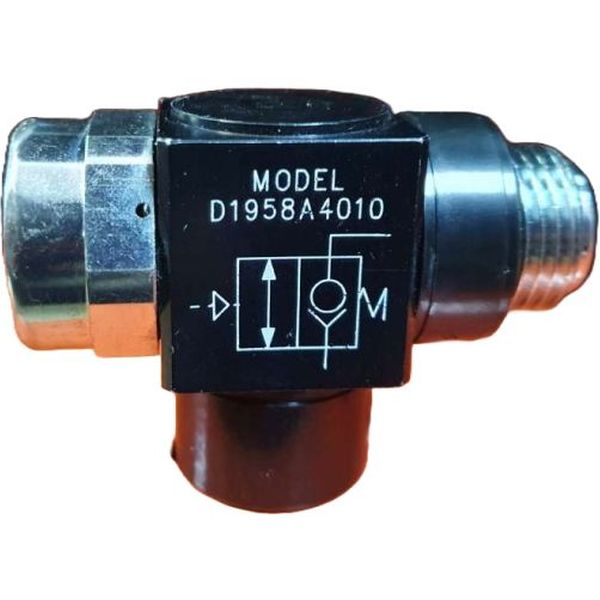 Série 19, função 2/2, conexão rosca G1/2, atuação manual, meio ar filtrado, corpo latão niquelado e alumínio anodizado, vedações Buna-N e Fluorocarbono
