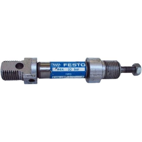 Produto descontinuado pelo fabricante. Consulte-nos para ver se ainda está no estoque. Cilindro ISO 6432, diâmetro 12mm, curso 10mm.