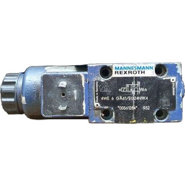 pressão máxima 350bar, 4 conexões úteis, tamanho 6, centro GA,  Série 6X, 24V, com acionamento de emergência coberto, sem conector