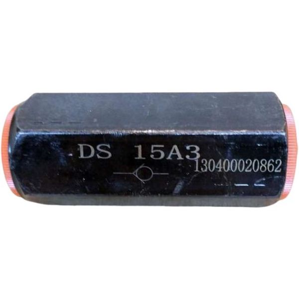 tamanho 15, conexão G3/4, vazão 120l/min, pressão máxima de trabalho 31,5Mpa, comprimento 85mm, instalação na linha rosqueada, meio óleo filtrado, corpo aço, pressão de ruptura 0,3MPa