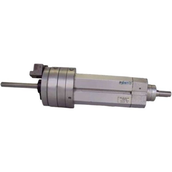 unidade giratória linear, diâmetro 20mm, curso 50mm, ângulo de amortecimento 12o, faixa de ajuste da rotação 270o, anéis/placas de amortecimento elástico nas posições finais de curso, haste passante vazada (S20)