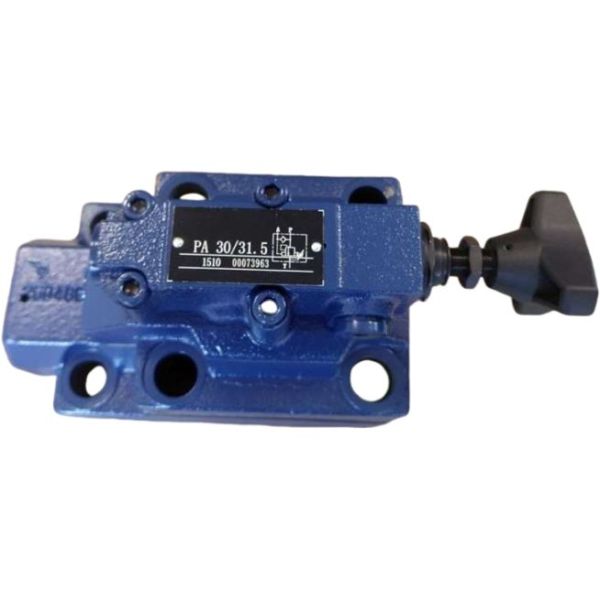 sem a válvula direcional, tamanho 30, fluxo 250L/min, pressão máxima 31,5MPa, material do corpo aço