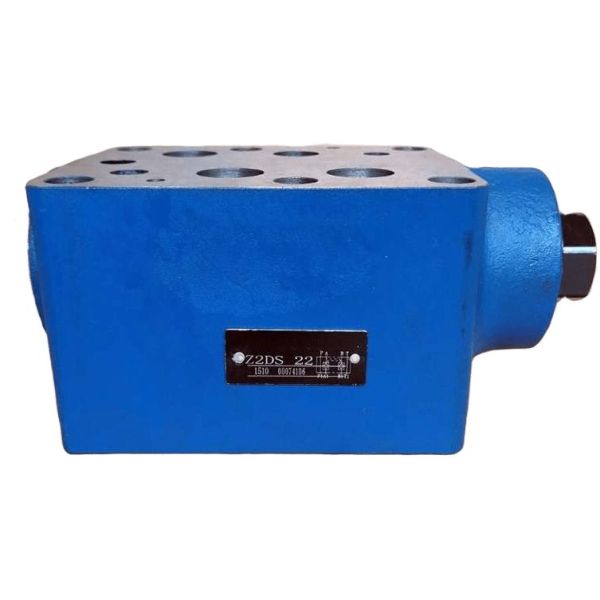 tamanho 22, vazão 300 l/min, pressão de trabalho 31,5MPa, fluido óleo filtrado, temperatura do fluido -30...80oC, corpo com tratamento de superfície, vedações NBR