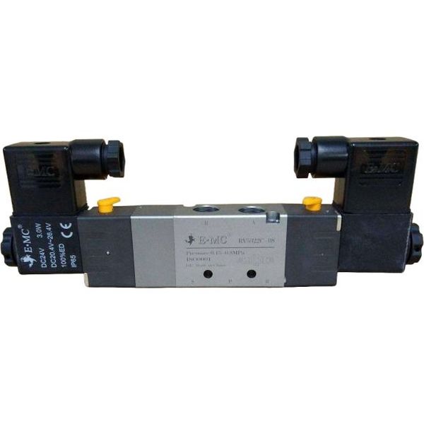 5/3 vias, centro fechado, rosca 1/4
