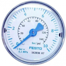 Man&ocirc;metro 162838 MA-50-10-1/4-EN 145psi 10bar - FESTO