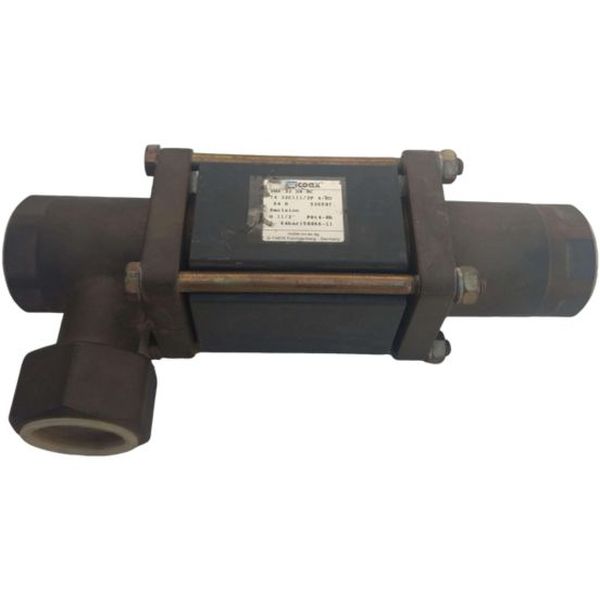 3/2 vias, orifício DN 32mm, rosca G1.1/2, normalmente fechada, faixa de pressão 0~64 bar, meio de operação gasoso / líquido / alta viscosidade / gelationoso / pastoso / contaminado, tensão 24VDC.