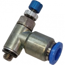 Válvula reguladora de fluxo unidirecional GRLA-M5-QS-6-RS-D - FESTO