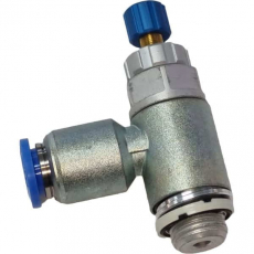 Válvula reguladora de fluxo unidirecional GRLA-1/8-QS-6-RS-D 197581 - FESTO