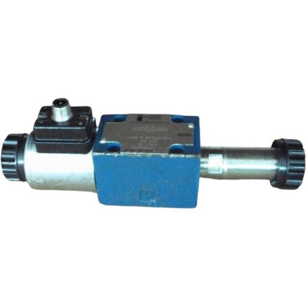 pressão máxima 350bar, 4 conexões úteis, tamanho 6, centro M,  Série 6X, 24V, com acionamento de emergência coberto, sem conector
