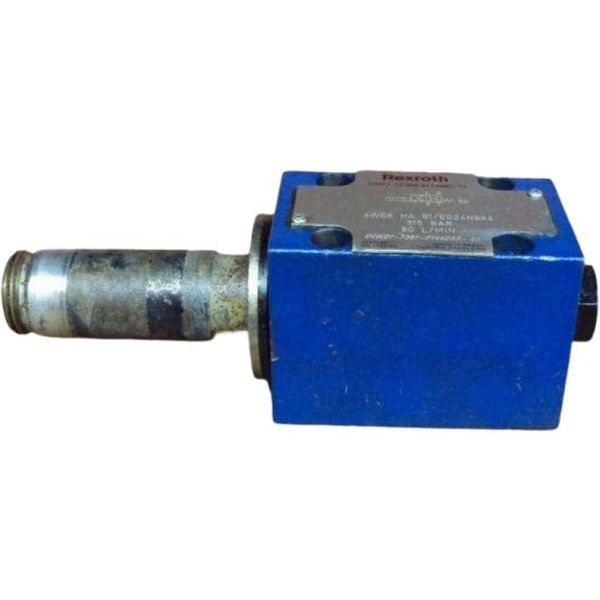 pressão máxima 350bar, 4 conexões úteis, tamanho 6, centro HA,  Série 6X, 24V, com acionamento de emergência coberto, sem conector