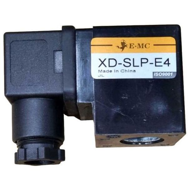bobina quadrada, com plugue sem led, encapsulada, ISO 9001, para válvula Série SLP, tensão 24VDC