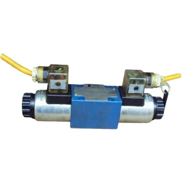 pressão máxima 350bar, 4 conexões úteis, tamanho 6, centro H,  Série 6X, 220V, com acionamento de emergência coberto, sem conector