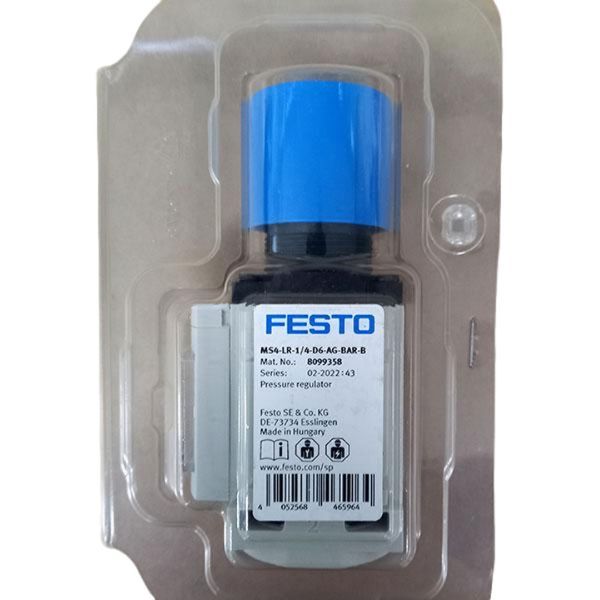 Série MS, conexão G1/4, tamanho 4, vazão 1800 l/min, regulagem de pressão 0.3 bar - 7 bar, corpo PA reforçado, vedações NBR