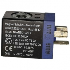 Bobina pneumática GBXE022S01D03 48V 1,46W - MAGNET SCHULTZ