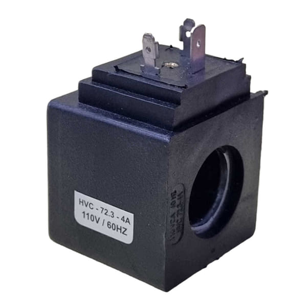 voltagem 110V/60Hz, encapsulada, quadrada, ligação elétrica com pinos