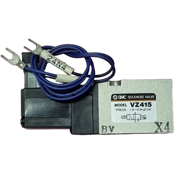 válvula com montagem sobre placa, Série VZ400, boa capacidade para fluxos de ar, baixo consumo, válvula normalmente fechada