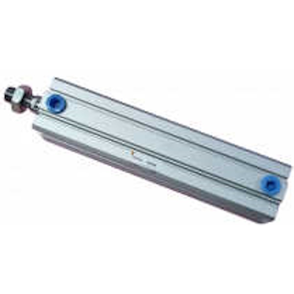 cilindro compacto, com êmbolo magnético, dupla ação, roscas em ambas extremidades, diâmetro 32mm, curso 150mm, fluido ar