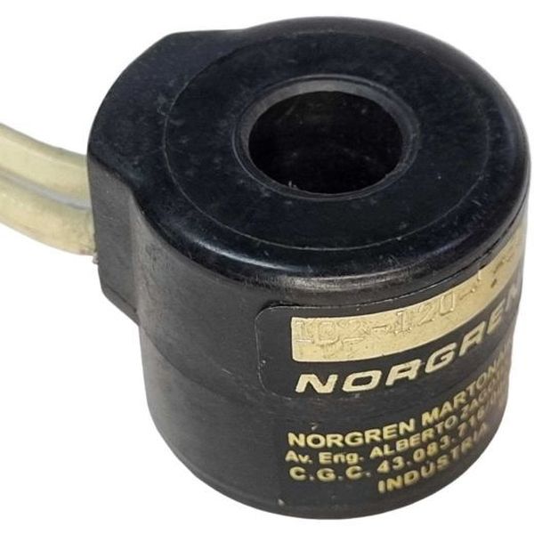 bobina redonda, tensão 120V, Hertz 60, ligação elétrica com fio