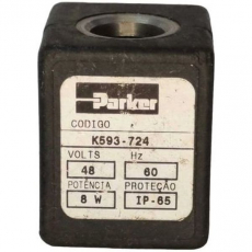 Bobina pneumática K593724 48V 60Hz 8W - PARKER seminova
