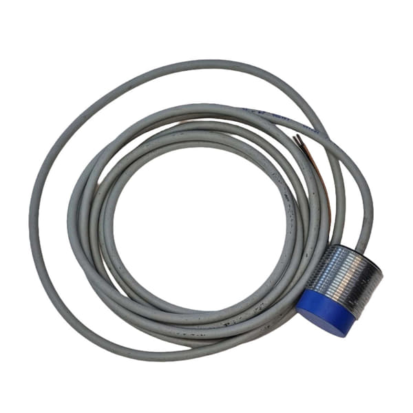Sensor indutivo, diâmetro M30, tensão de 10V-30V DC, comutação 700 Hz, detecção 15 mm  SIENM30NBPSKL 150442 -FESTO