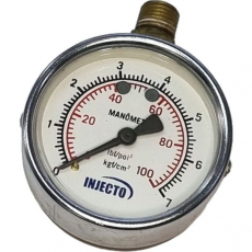 Man&ocirc;metro 100lbf/pol2 7kgf/cm2 - INJECTO