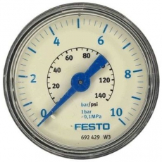 Man&ocirc;metro MA-40-10-1/8-DB 692429 140psi 10bar - FESTO seminovo