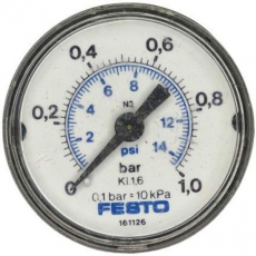 Man&ocirc;metro de precisão MAP-40-1-1/8-EN 161126 14,4psi 1bar - FESTO seminovo