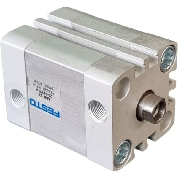 Cilindro pneumático, dupla ação, pressão de 10bar, conexão de G1/8, temperatura -20°C a +80°C - FESTO