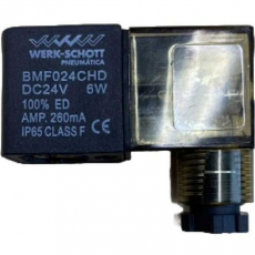 Bobina pneumática BMF024CHD DC24V 6W - WERK SCHOTT - WERK SCHOTT