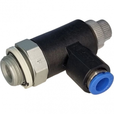 Válvula reguladora de fluxo unidirecional GRLA-1/4-QS-6-RS-B 162967 1/4X6 - FESTO