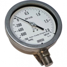 Vacu&ocirc;metro / Man&ocirc;metro -760mmHg 2kgf/cm2 - WIKA