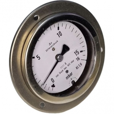 Man&ocirc;metro 16mbar com flange