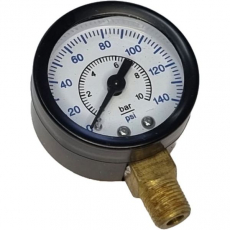 Man&ocirc;metro 140psi 10bar saída por baixo - WERK SCHOTT