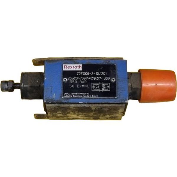 montagem como placa intermediária, tamanho nominal 6, elemento de ajuste parafuso sextavado, pressão de 350bar, vazão de 50 l/min