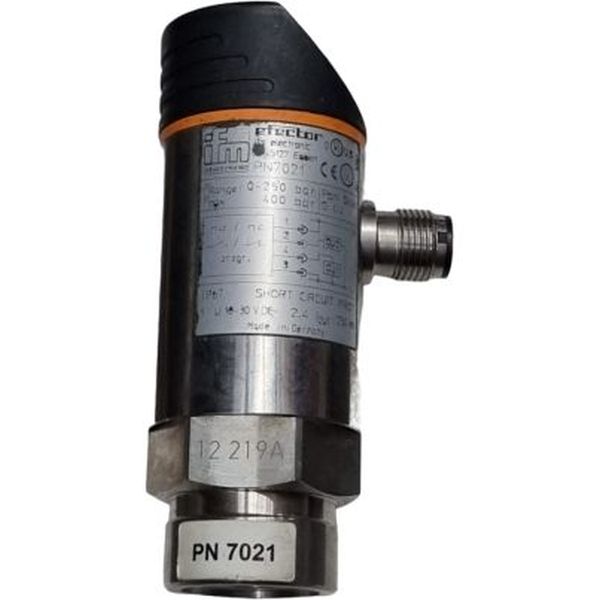 conexão rosca G1/4 interna, alcance da medição 0...250bar, 2 saídas digitais, fluidos líquidos e gasosos, tipo pressão relativa, função elétrica PNP, invólucro cilíndrico