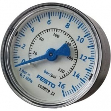 Man&ocirc;metro 162839 MA-50-16-1/4-EN 230psi-16bar - FESTO