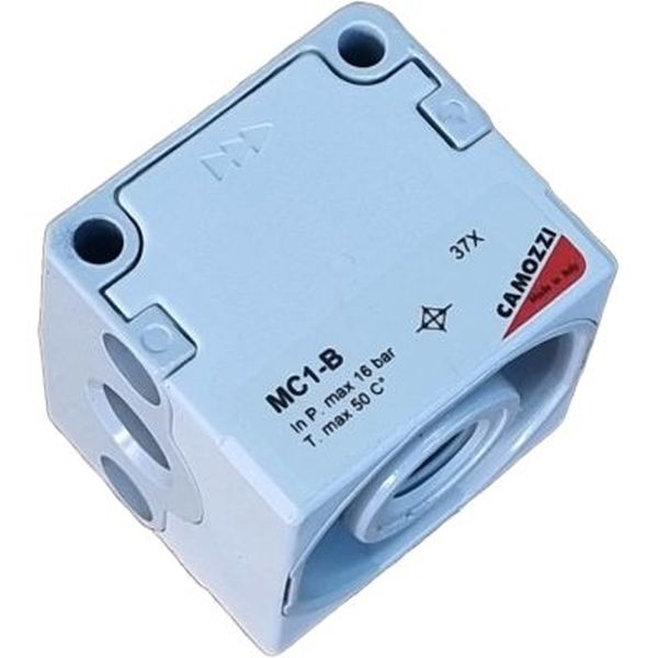 conexão rosca G1/4, fluxo nominal 4080Nl/min, fluido ar comprimido, normalmente inserido entre o regulador e o lubrificador