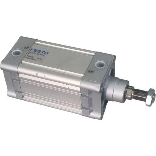 diâmetro 80mm, curso 65mm, dupla ação, amortecimento pneumático regulável de fim de curso, detecção de posição, ISO 15552, ranhura para sensor