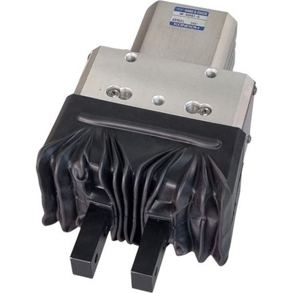 Garra pneumática, pressão de 7 bar, força de apreensão 500 N - HAND & CHUCK