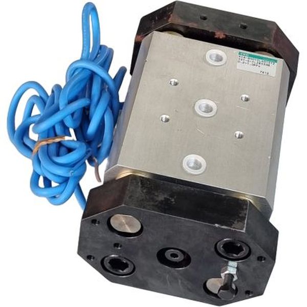 diâmetro 50mm, cilindro de fixação compacto, com guia integrada, dupla ação, pressão de 9bar