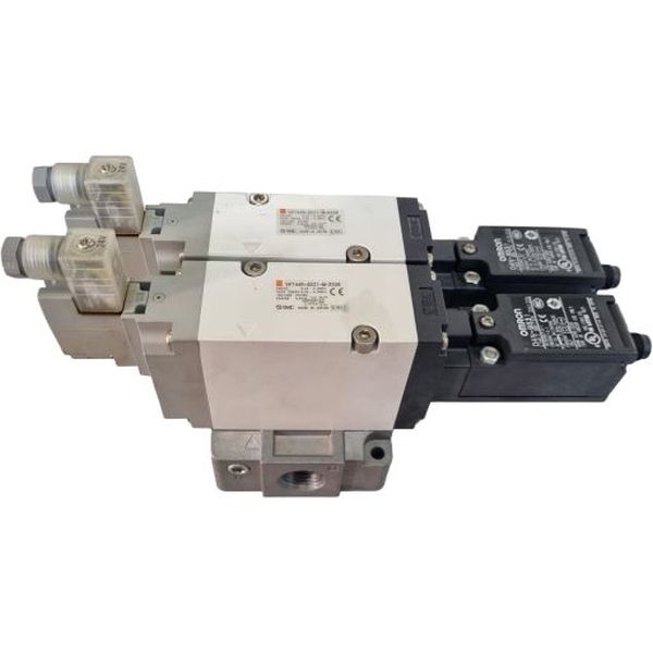 Série VP700, piloto poppet externo, tensão de alimentação 24VDC, conexão elétrica com conector, com luz/supressor de picos de tensão