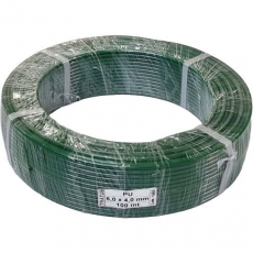 Tubo PU 6,0X4,0 100 mt verde - TRATUS