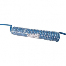 Espiral PU black-blue 8,0X5,5mm 5,0mt - TRATUS