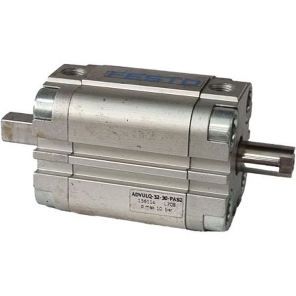 Cilindro pneumático 32x30 mm, dupla ação, pressão de 10 bar - FESTO seminovo