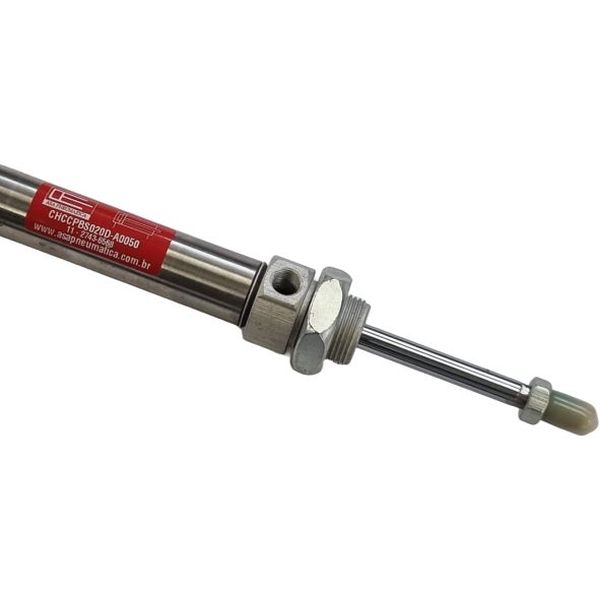Cilindro pneumático 20x50mm, dupla ação, pressão de 10bar