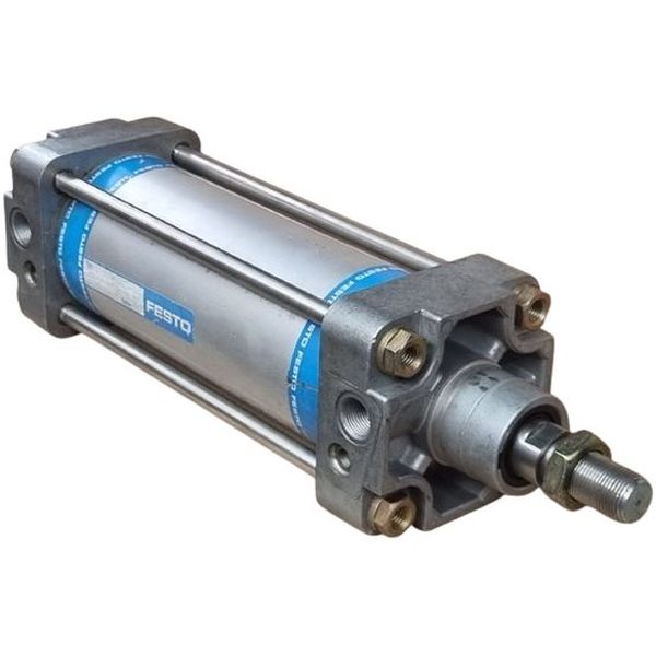 Cilindro pneumático 80 x 160mm, pressão de 12 bar, rosca de G 3/8 -  FESTO seminovo