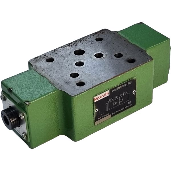 válvula tipo placa intermediária, tamanho 10, pressão máxima de trabalho 315bar, vazão máxima 160l/min, fluido óleo mineral