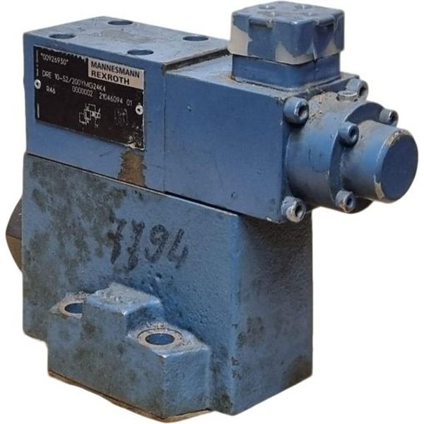 Válvula hidráulica, pressão de 315bar, tensão de 24 V DC, vazão de 200l/min - REXROTH usada